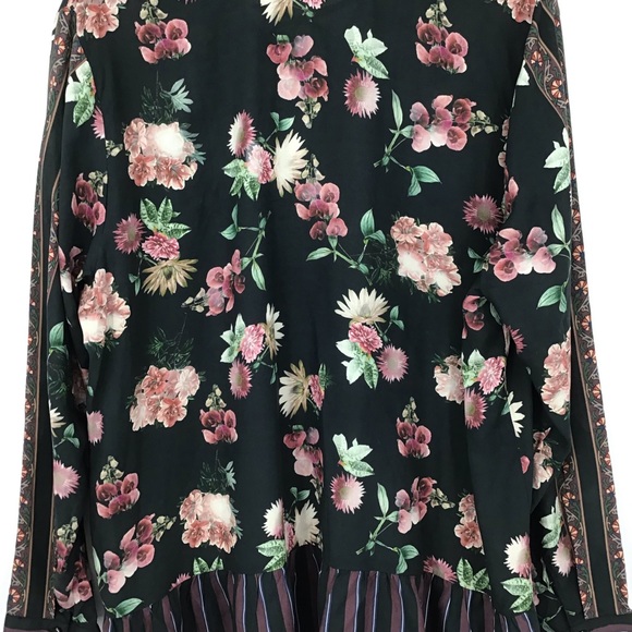 Tolani Collection Ruffled Hem Floral Print Tunic - Picture 8 of 14